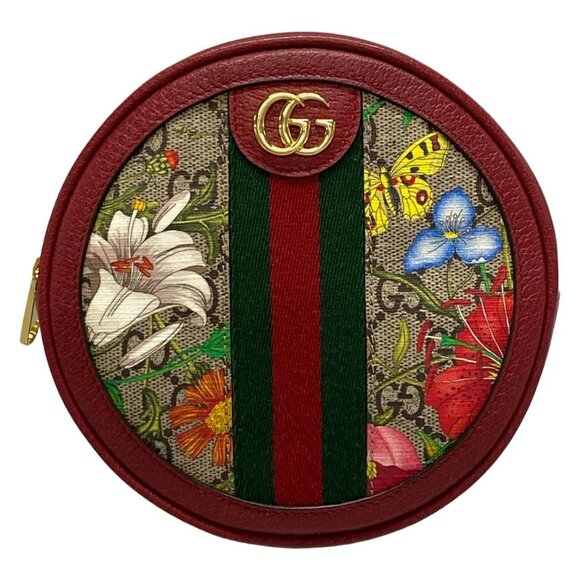 GUCCI Ophidia GG Mini Flora PVC Cotton Backpack bran870-101825 - Picture 1 of 16